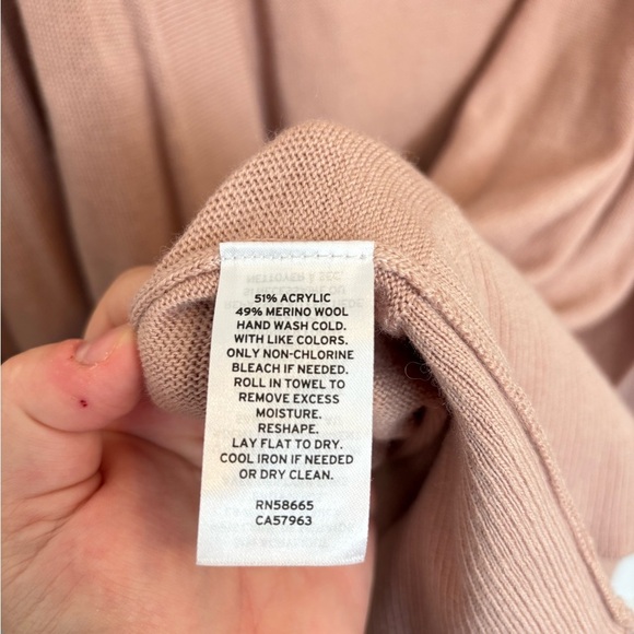 Nordstrom Merino Wool Open Cardigan - Picture 3 of 5